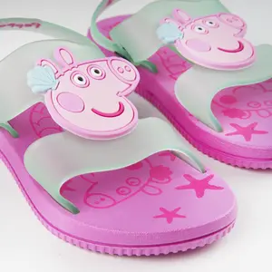 Sandálias de praia elásticas casuais para bebés meninas Cerda Peppa Pig image-4