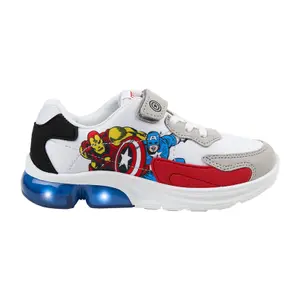 Baby boy sneakers with pvc sole and light Cerda Avengers Spiderman image-1