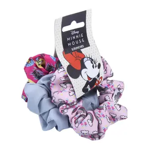 Set of 3 girl's scrunchies Cerda Minnie image-0
