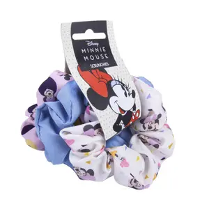 Set of 3 girl's scrunchies Cerda Minnie image-0