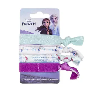 Set of 4 hair elastics for girls Cerda Frozen II image-0