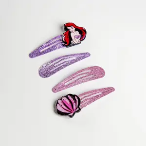 Set of 4 hair clips for girls Cerda Princess image-1