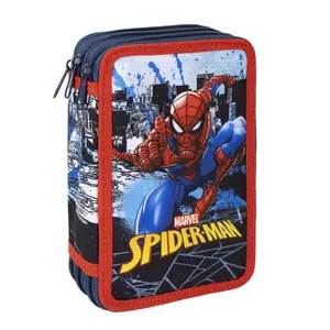 Pencil box with children's accessories Cerda Spiderman image-1