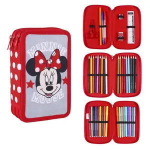 Pencil box with girl's accessories Cerda Minnie image-0