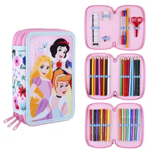 Pencil box with girl's accessories Cerda Princess image-0