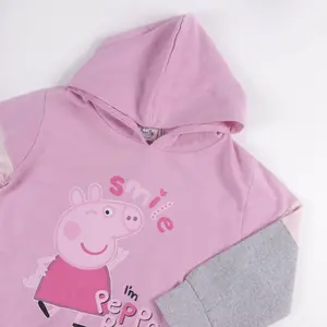 Girl's brushed cotton 3-piece tracksuit Cerda Peppa Pig image-1