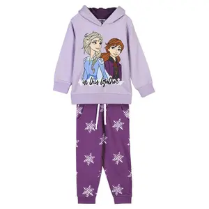 Girl's brushed cotton tracksuit Cerda Frozen II image-0