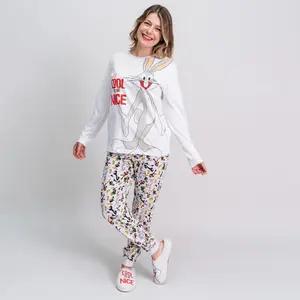 Pigiama lungo da donna Cerda Looney Tunes image-1
