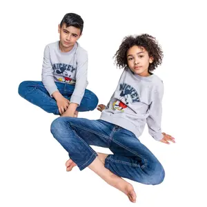 Children's brushed cotton sweatshirt Cerda Mickey image-0