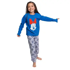 Baby girl long pyjamas Cerda Minnie Interlock image-1