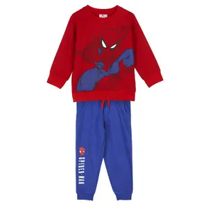 Baby boy brushed cotton joggers Cerda Spiderman image-0