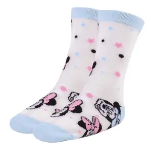 Set of 3 baby girl socks Cerda Minnie image-3