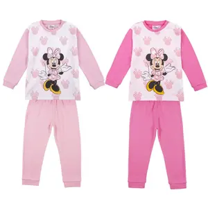Baby girl long pyjamas Cerda Minnie Interlock image-0