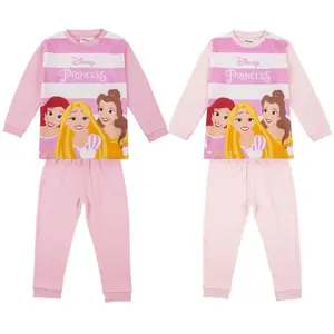 Baby girl long pyjamas Cerda Princess Interlock image-0