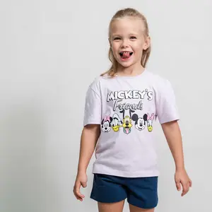 Girls' t-shirt and shorts set Cerda French Terry Minnie image-1