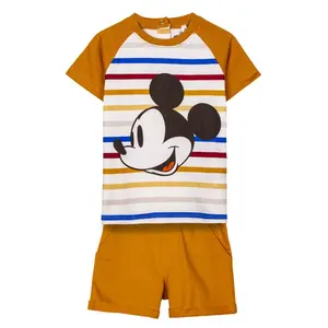 Ensemble t-shirt et short bébé garçon Cerda French Terry Mickey image-0