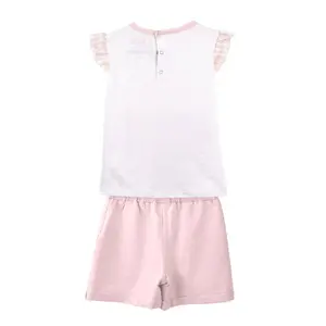 Baby girl t-shirt and shorts set Cerda French Terry Peppa Pig image-1