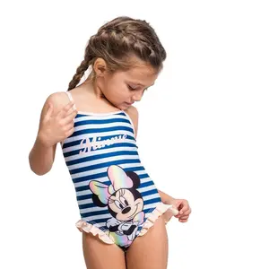 1-piece swimsuit for girls Cerda Minnie image-0