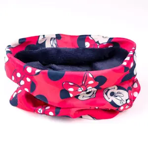 Bonnet with neck warmer and girl's gloves Cerda Disney Minnie image-2