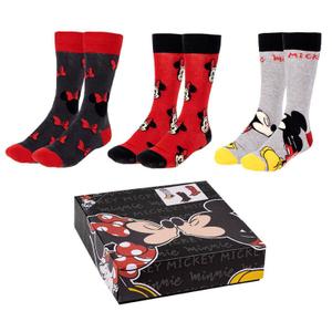 8445484333411-damessokken-cerda-disney-minnie-x3-zwart-rood-grijs-35-41