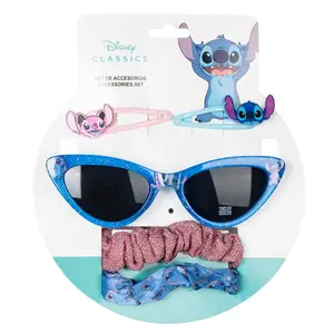 Sonnenbrille + Beautycase Kind Cerda Disney Stitch