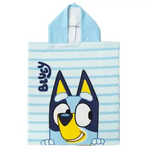 Children's microfiber poncho Cerda Bluey image-0
