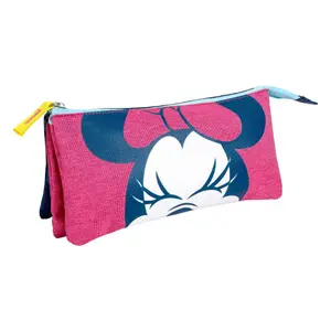 Triple pencil case for girls Cerda Disney Minnie image-1