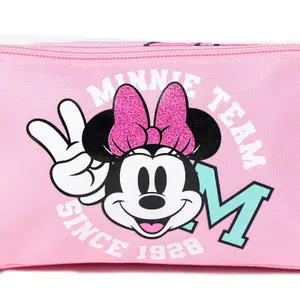 Triple pencil case for girls Cerda Minnie image-2