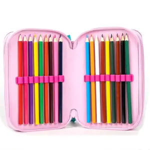 Triple pencil case for girls Cerda Minnie image-3