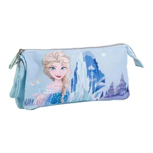 Triple pencil case for girls Cerda Disney Frozen image-0