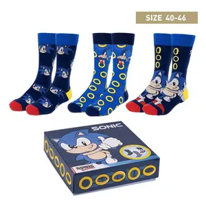 Football Socks Cerda Sonic the Hedgehog (x3) image-0