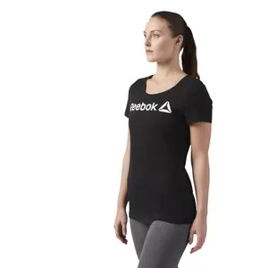 Camiseta de mujer Reebok Linear Read Scoop image-2