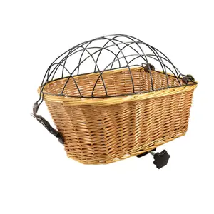 Panier arrière osier fixation etau porte bagage avant grille protection Sélection CGN Animaux image-1