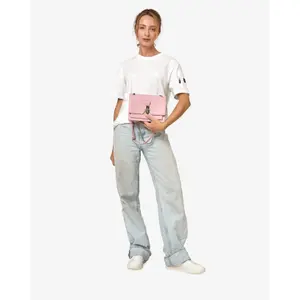 Smooth Leather Effect Handbag for Women Chabrand Lena image-4