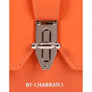 Smooth Leather Effect Handbag for Women Chabrand Lena image-5