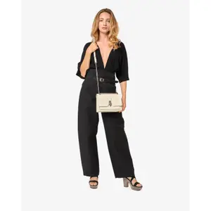 Smooth Leather Effect Handbag for Women Chabrand Lena image-3