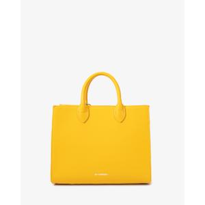 Damenhandtasche aus glattem Kunstleder und Stroh Chabrand Lena image-1