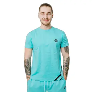 T-shirt bicolor de gola redonda Chabrand image-0