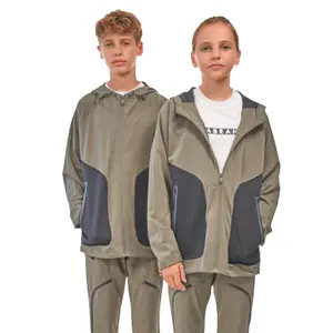 Kids' zip-up hooded tracksuit jacket Chabrand image-0