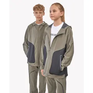 Kids' zip-up hooded tracksuit jacket Chabrand image-1