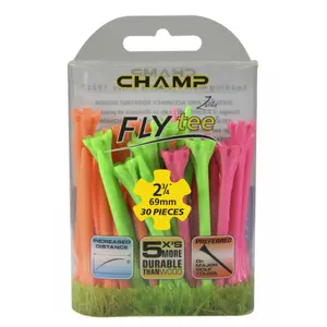 Saco de 30 tees 69 mm Champ Fly image-0