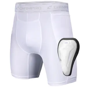 Women's Compression Shorts with Cup Champro Take-Out image-0