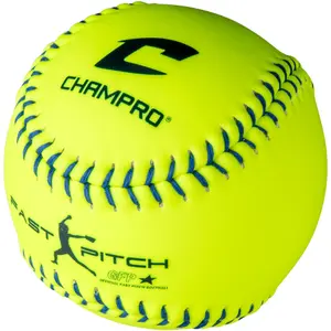 Softball with Durahide Coating Champro .47 Cor image-2