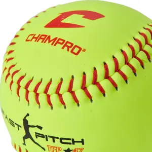 Leather Softball Champro NFHS .47 Cor image-3