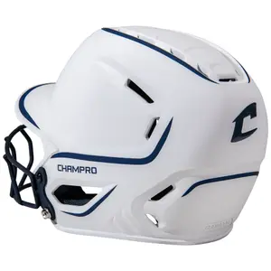 Matte Softball Helmet Champro HXE Fastpitch Two-tone image-1