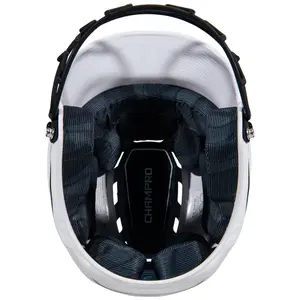 Matte Softball Helmet Champro HXE Fastpitch Two-tone image-4