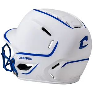 Matte Softball Helmet Champro HXE Fastpitch Two-tone image-1