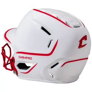 Matte Softball Helmet Champro HXE Fastpitch Two-tone image-1
