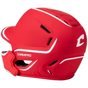 Matte Baseball Helmet with Chin Strap Champro HXE Two-Tone image-1
