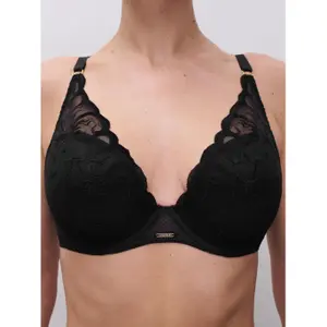 Tief ausgeschnittene Damen-BH Chantelle Fleurs image-3
